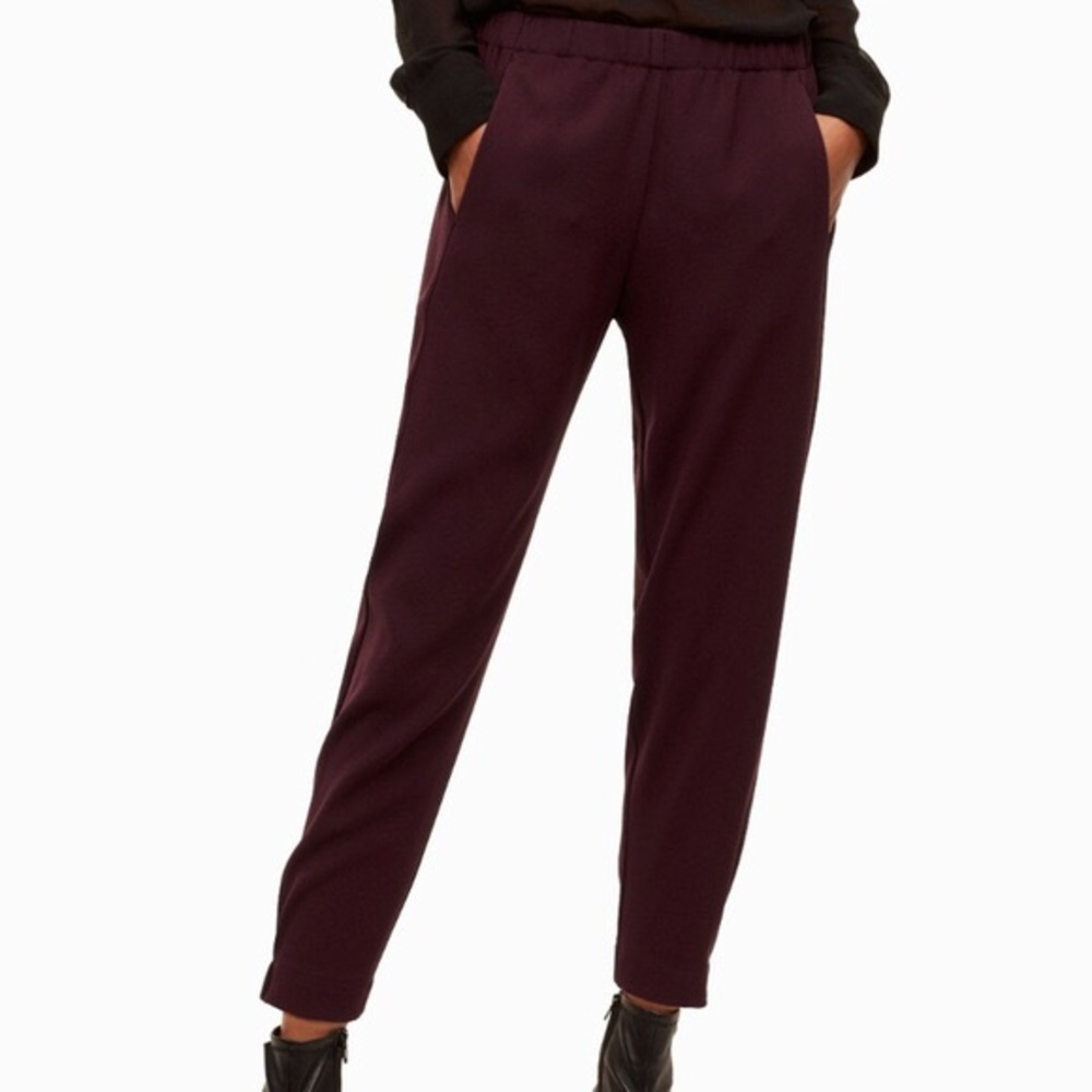 Babaton dexter pants Plum XS
